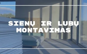 Gipso kartono montavimas: sienos ir lubos. Šį kartą renkamės Knauf!